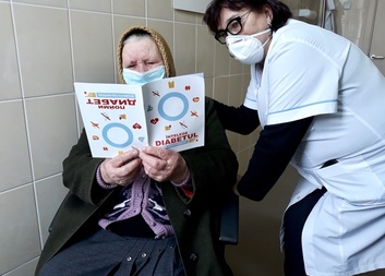 Caritas sensibilizează cu privire la diabet și ajută persoanele care suferă de această maladie