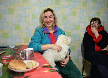 Tatiana a fugit de război în Moldova. Ea vrea să înceapă o afacere cu produse din Ucraina pentru a se pune pe picioare