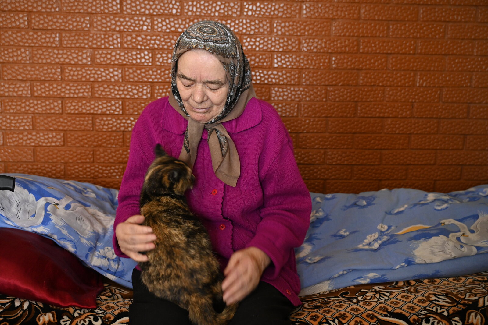 74-year-old Eugenia Mîndrescu lives in a small town of Rezina, Moldova 74-year-old Eugenia Mîndrescu lives in a small town of Rezina, Moldova