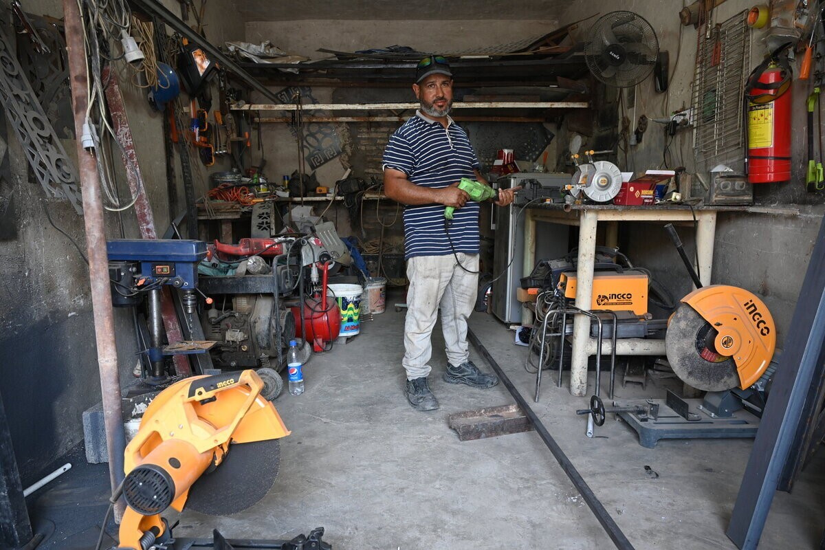 Meethaq a decis să își deschidă propriul atelier de sudură Meethaq a decis să își deschidă propriul atelier de sudură