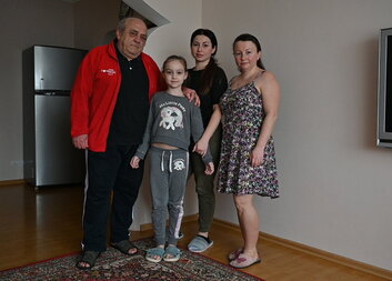 We have put our lives on hold, say two Ukrainian sisters who have taken refuge in Moldova