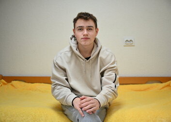 From lifeguard to an aspiring firefighter: The story of an ambitious young refugee from Ukraine  