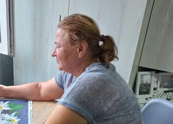 I feel at home at the protected housing, says Elena from Moldova, who lives with a mental disorder